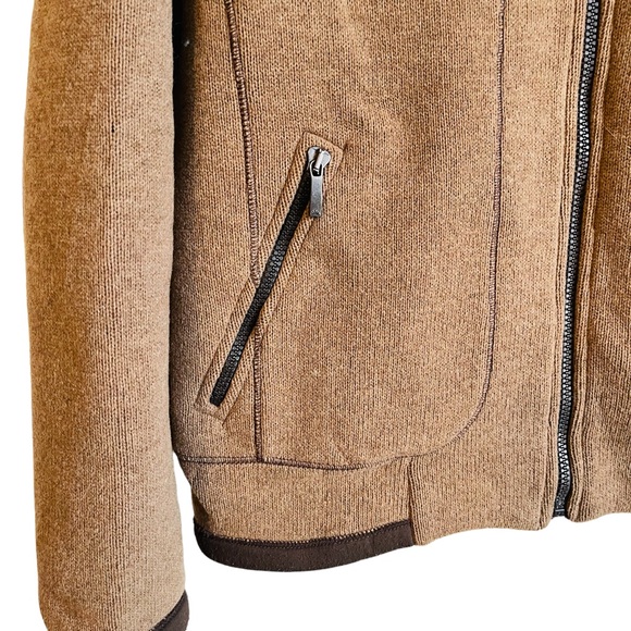 DISEGNA Italy Brown Wool Mix Zip Up Jacket size L - Picture 3 of 9